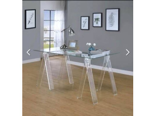 Glass & Acrylic Dining Table - $150 (Gramercy)